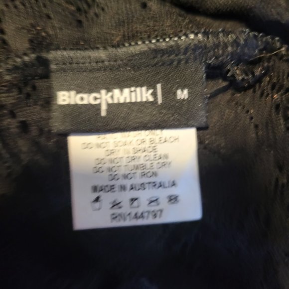 Blackmilk Black Frill Lace Cami - Picture 5 of 5